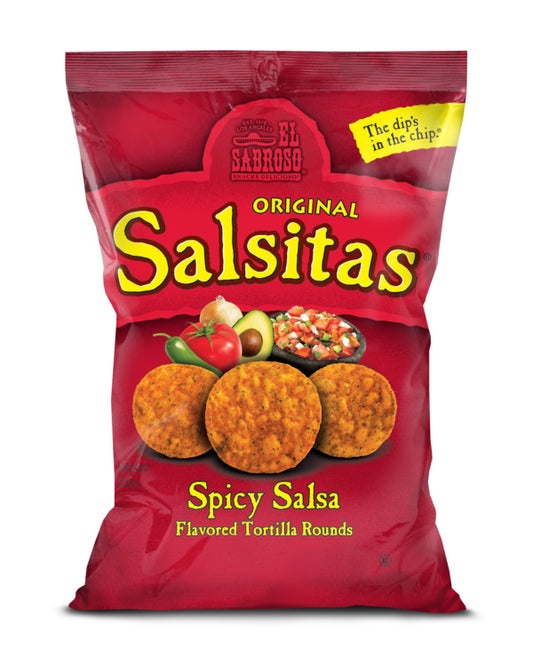 EL SABROSO ORIGINAL SALSITA TORTILLA CHIPS - SPICY SALSA 1CT