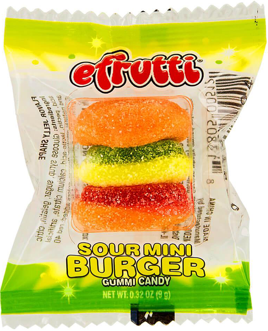 EFRUTTI SR MINI BURGER GUMMI 60C