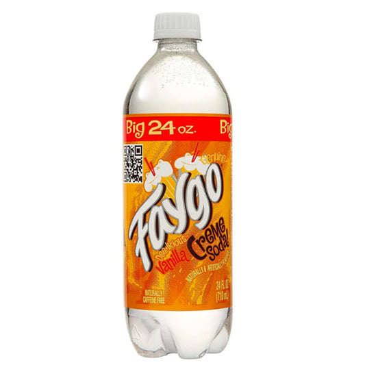 FAYGO CREME SODA 23OZ 24CT