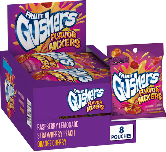FRUIT GUSHERS FLAVOR MIXERS 8CT