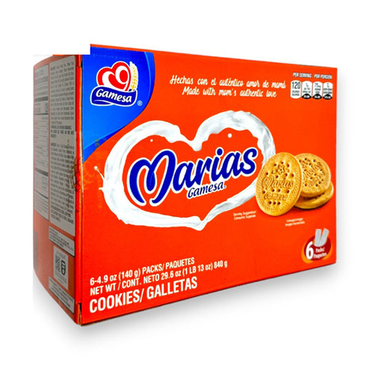 GAMESA MARIAS COOKIES 4.9OZ/6CT