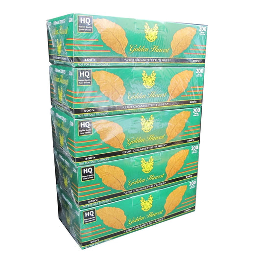 GOLDEN HARVEST TUBES GREEN 100CT