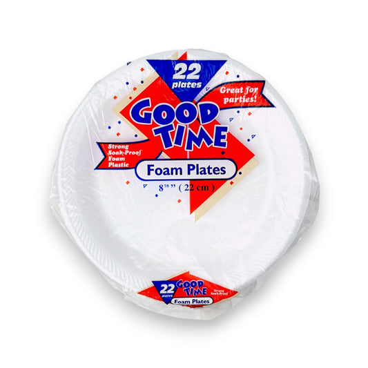 GOOD TIME FOAM PLATE 8 7/8-22CT