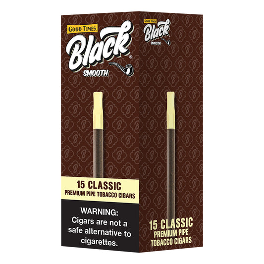 GOOD TIMES BLACK SMOOTH POUCH CLASSIC NP 15CT