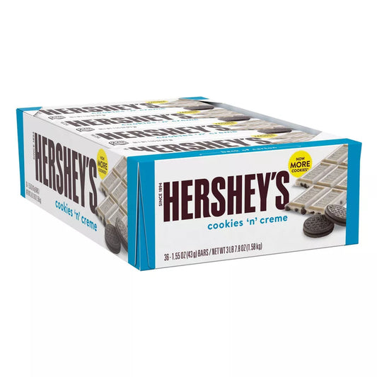 HERSHEY'S COOKIES CREAM 36 CT.