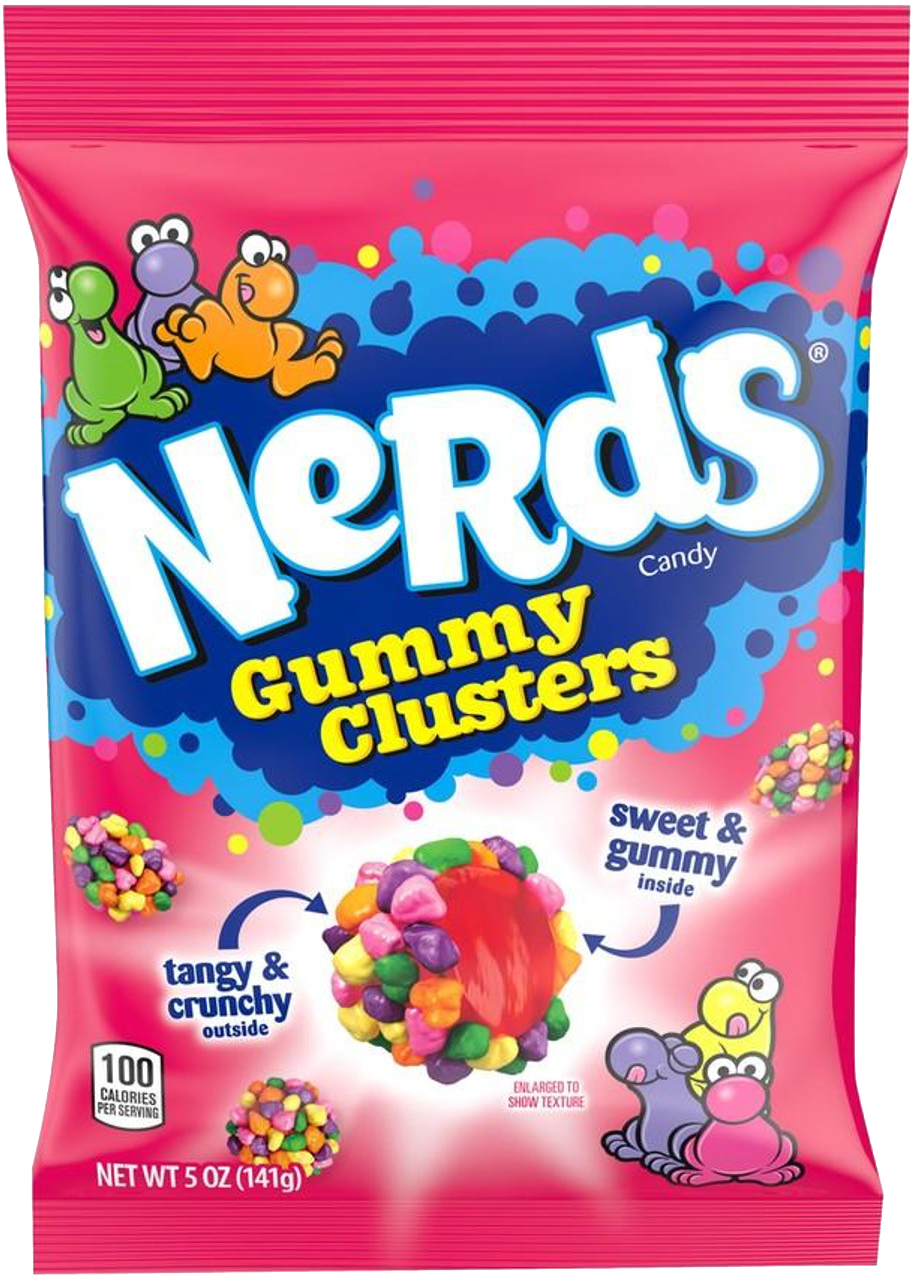 NERDS CLUSTERS 12/5OZ