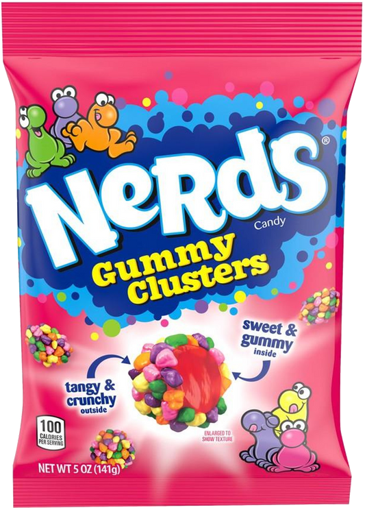 NERDS CLUSTERS 12/5OZ