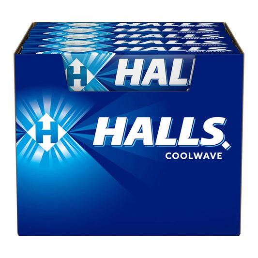 HALLS COUGH DROPS COOLWAVE 20CT