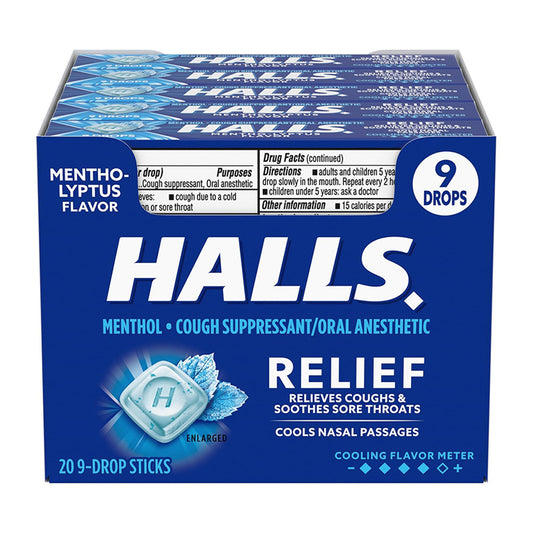 HALLS COUGH MENTHO-LYPTUS OG 20C