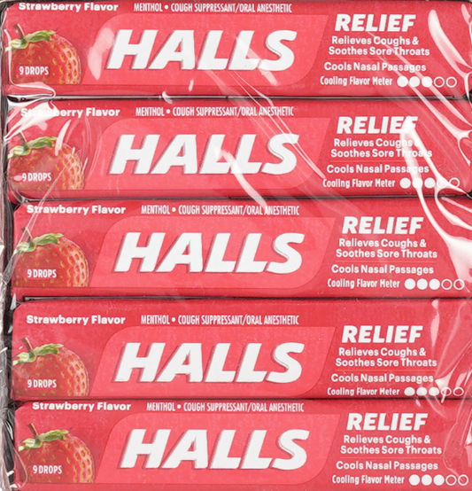 HALLS STRAWBERRY