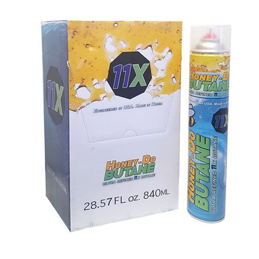 HONEY-DO 11X SUPER JUMBO 800ML CANS BUTANE