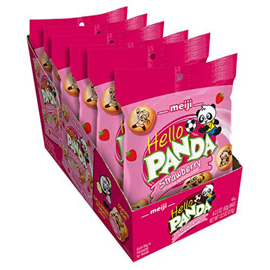 HELLO PANDA - STRAWBERRY - 6CT