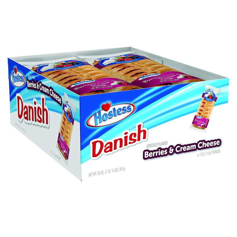 HOSTESS DANISH, BERRIES & CREAM CHEESE 6CT