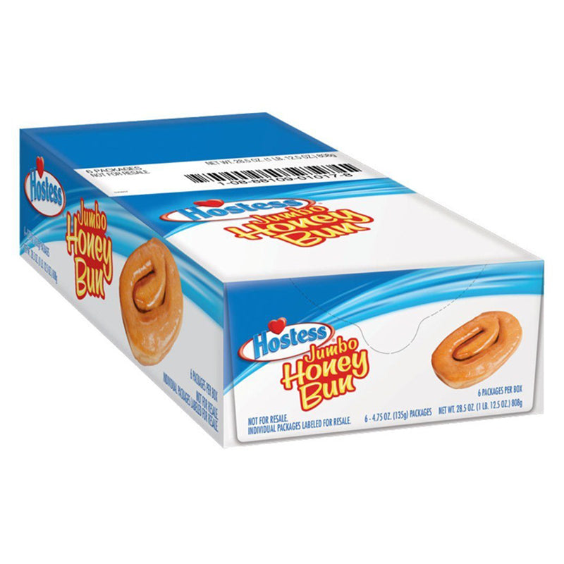 HOSTESS JUMBO HONEY BUNS GLAZED 6CT