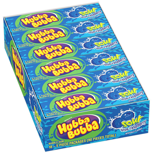 HUBBA BUBBA MAX SR BLU RASP 18CT