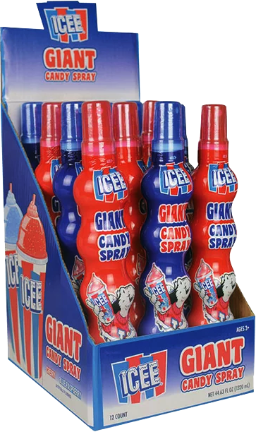 ICEE GIANT CANDY SPRAY 12CT