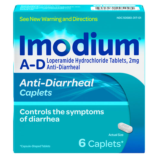 IMODIUM ANTI-DIARRHEAL CAPS 6CT