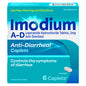 IMODIUM ANTI-DIARRHEAL CAPS 6CT