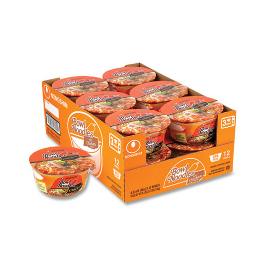 NONGSHIM BOWL SPICY CHICKEN 12CT