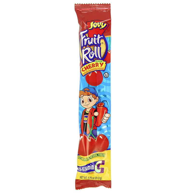 JOVY FRUIT ROLL CHERRY 48CT