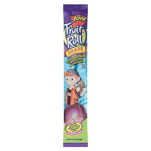 JOVY FRUIT ROLL GRAPE 48CT