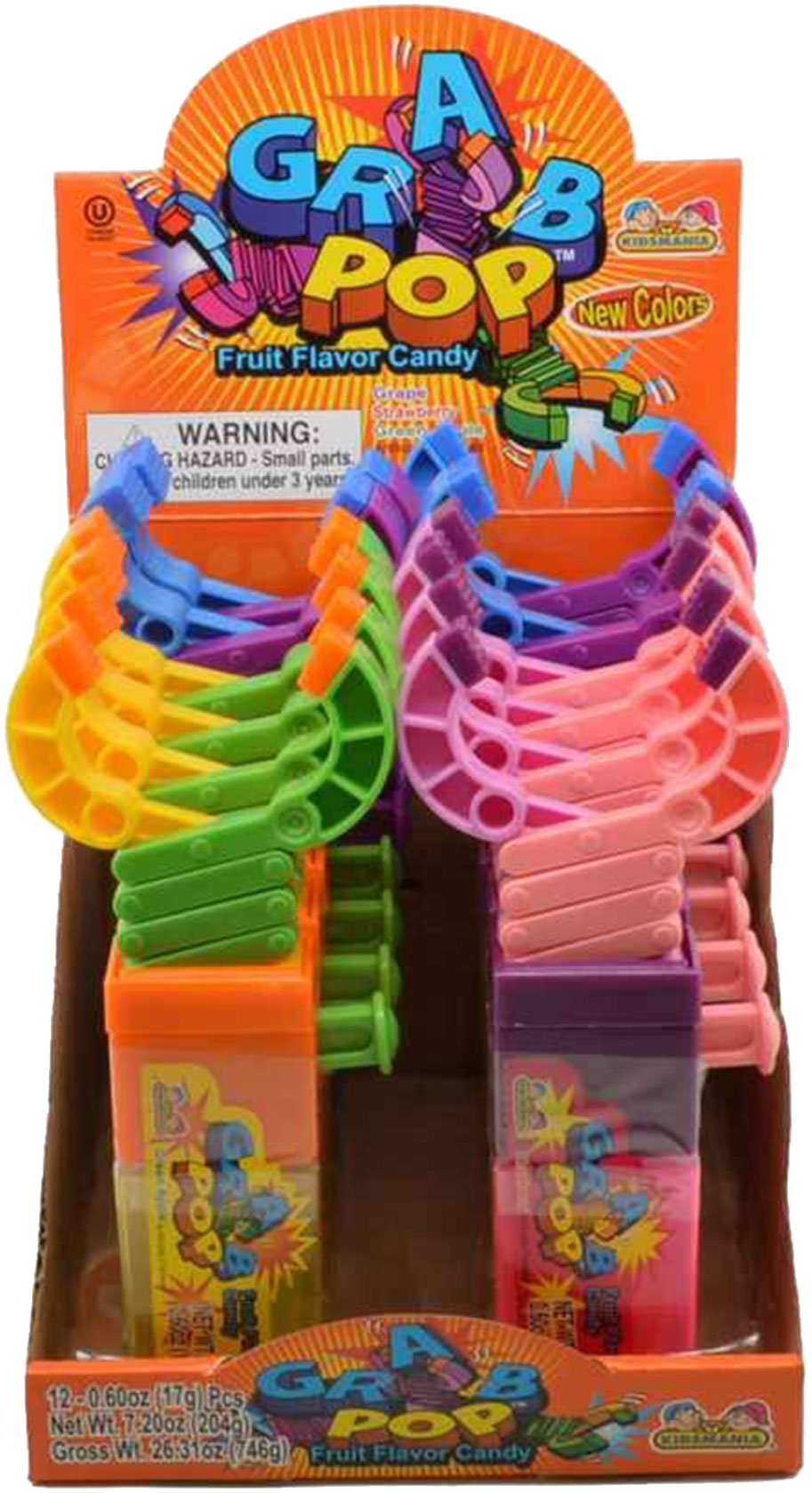 KIDSMANIA GRAB POP 12CT