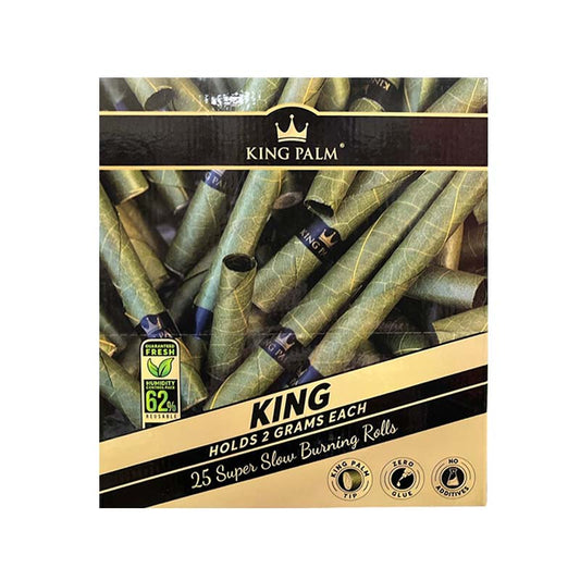 KING PALM 25 KING ROLLS 8CT