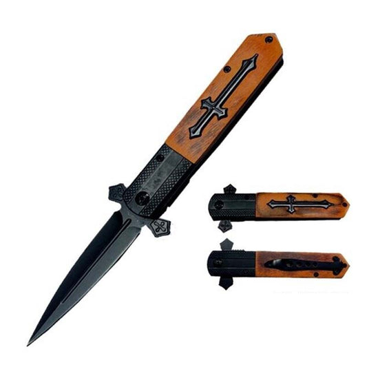 KNIFE GLX90BW-BROWN-1CT