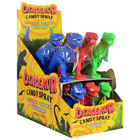 DINOSAUR CANDY SPRAY 12CT