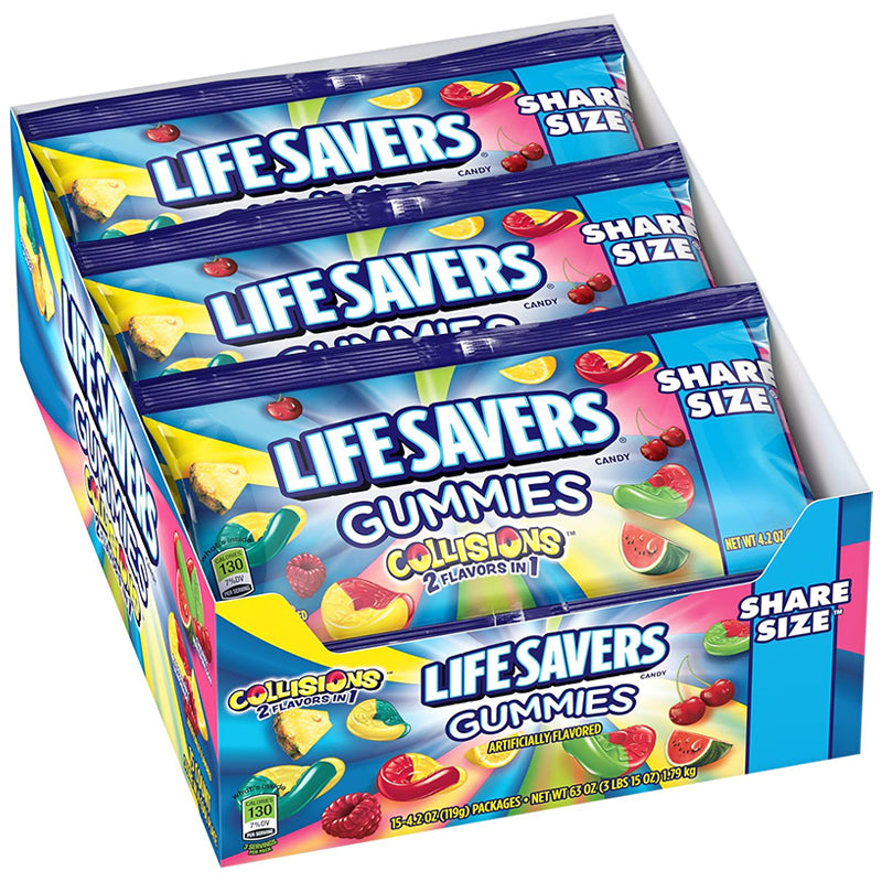 LIFE SAVERS GUMMIES COLLISIONS 15CT