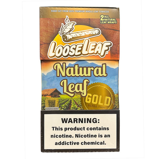 LOOSE LEAF NAT LEAF GOLD 20CT/2P