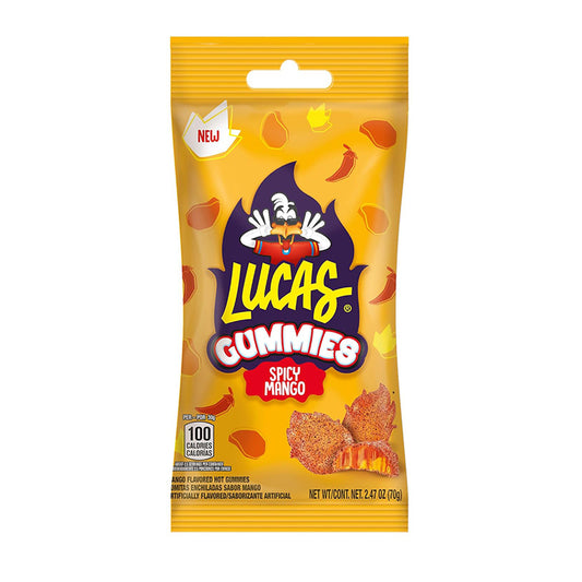 LUCAS PEG GUMMIES SPICEY MANGO 12CT