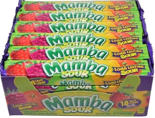 MAMBA FRUIT CHEWS SOUR 24CT