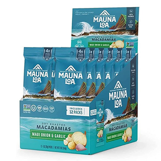 MAUNA LOA MACADAMIA-ONION GARLIC 12CT