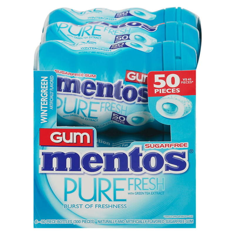 MENTOS GUM WINTERGREEN 6CT