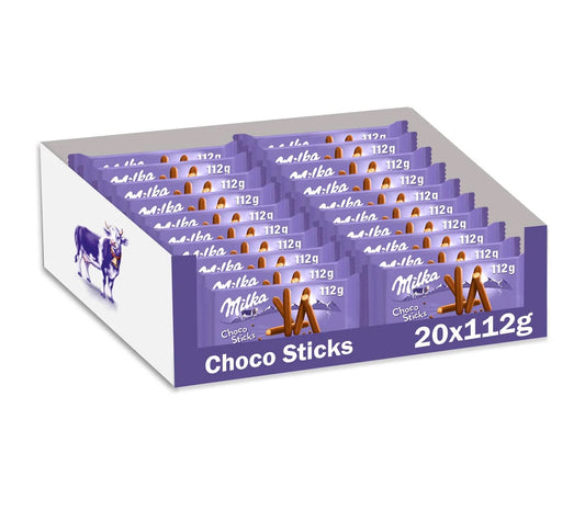 MILKA CHOCO STICKS 20CT