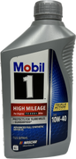 MOBIL1-FULL SYNTHETIC-HIGH MILEAGE 10W40 6/1QT