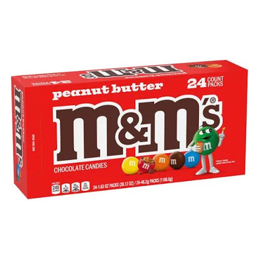 M&M PEANUT BUTTER KS 24CT
