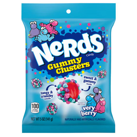 NERDS CLUSTERS VERY BERRY 12/5OZ
