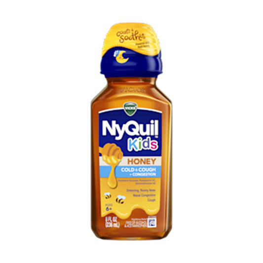 NYQUIL KIDS COLD & COUGH HONEY 8OZ/3CT