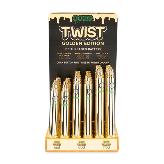 OOZE TWIST BATTERY GOLD  24CT