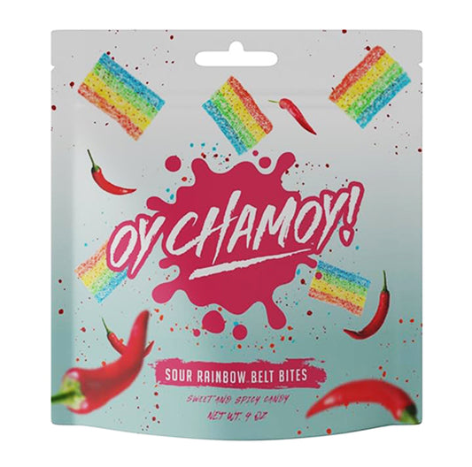 OY CHAMOY! SOUR RAINBOW BELT BITES 1CT