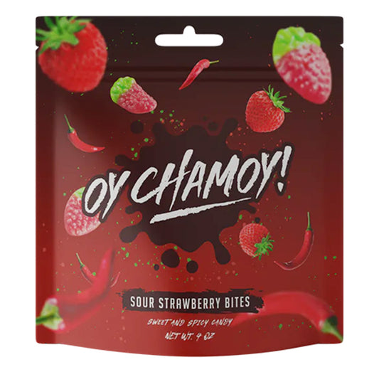 OY CHAMOY! SOUR STRAWBERRY BITES 1CT