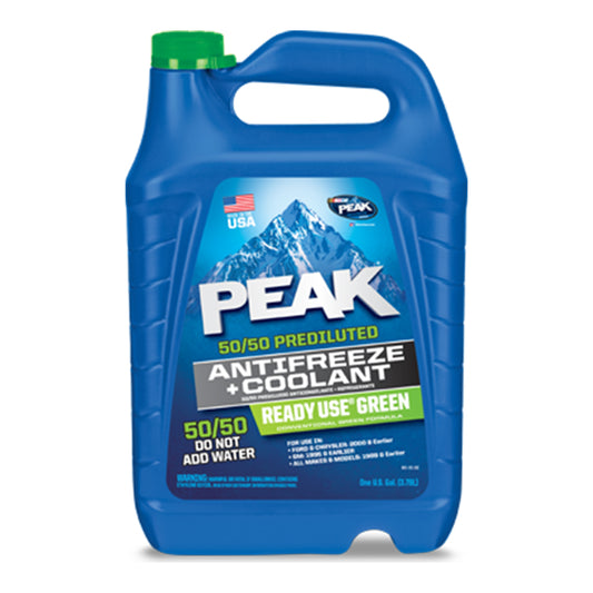 PEAK GREEN 50/50 COOLANT 6/1GAL