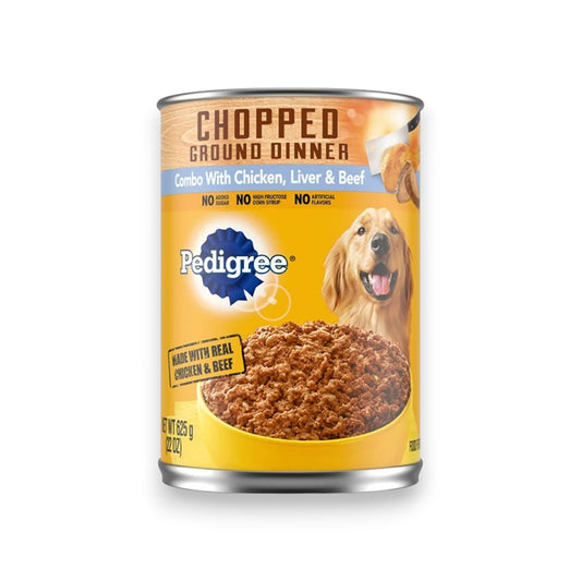 PEDIGREE CHOPPED CHICKEN LIVER BEEF 13.2OZ/12CT