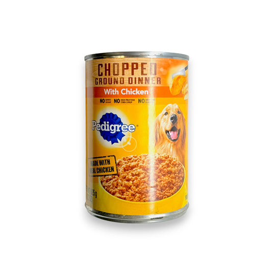 PEDIGREE WET CHOPPED CHICKEN 22OZ/12CT