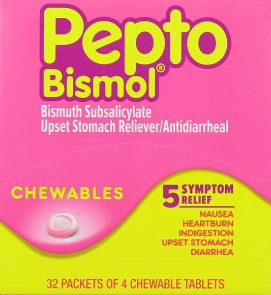 PEPTO BISMOL CHEWABLES 32/4CT