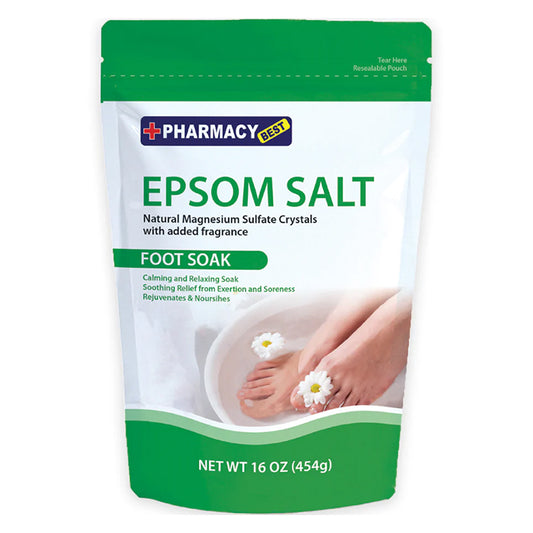 PHARMACY BEST EPSOM SALT 1LB FOOT SOAK 1CT