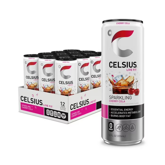 CELSIUS CHERRY COLA 12OZ/12CT