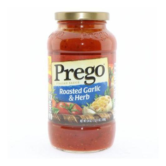 PREGO PASTA SAUCE ROASTED GARLIC & HERB 24OZ/1CT